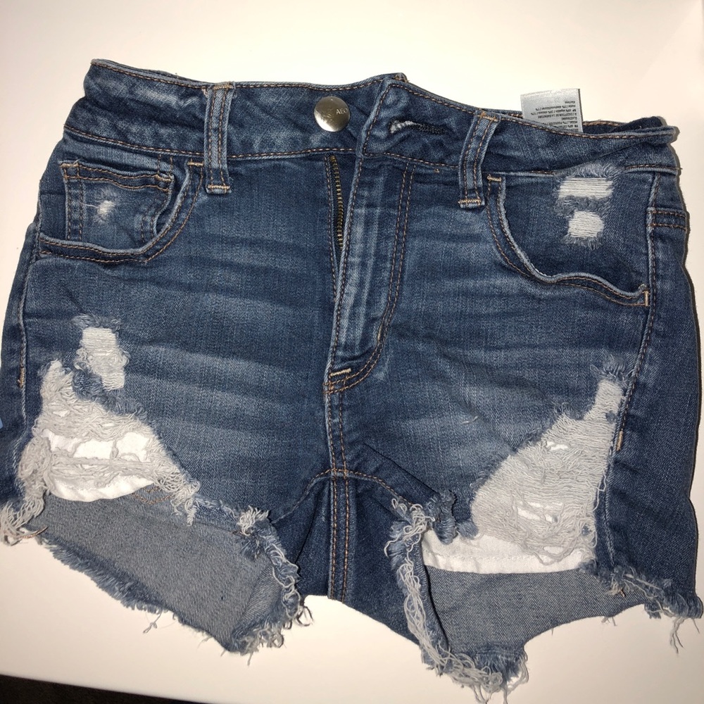american eagle super stretch shorts